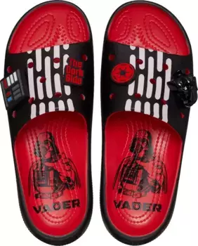 Классические шлепанцы Crocs STAR WARS Darth Vader, цвет Varsity Red