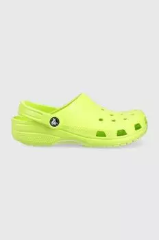 Классические шлепанцы Crocs, зеленый