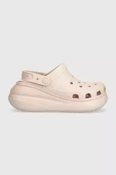 Классические шлепанцы Crush Clog Crocs, розовый