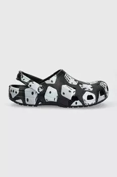 Классические шлепанцы Dice Clog Crocs, черный