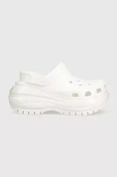 Классические шлепанцы Mega Crush Clog Crocs, белый