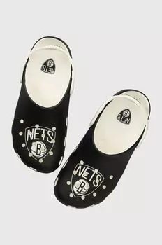 Классические шлепанцы-сабо NBA Brooklyn Nets Crocs, черный