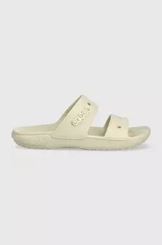 Классические шлепанцы Sandal Crocs, бежевый