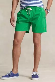 Классические шорты для плавания Traveller Polo Ralph Lauren, зеленый