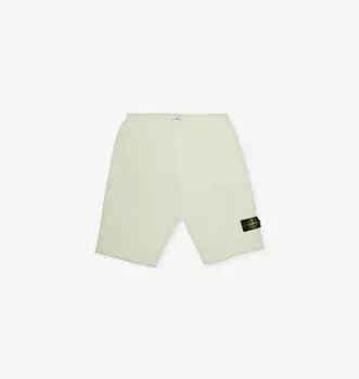 Классические шорты из хлопкового джерси с нашивкой-логотипом 14 лет Stone Island, цвет clorofilla