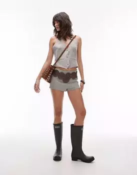 Классические шорты Lioness Chloe в серую полоску