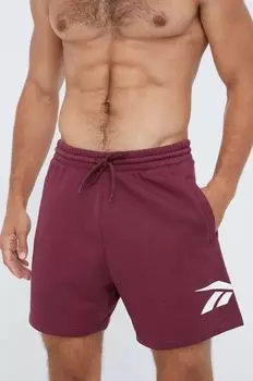 Классические шорты Reebok Reebok, бордовый