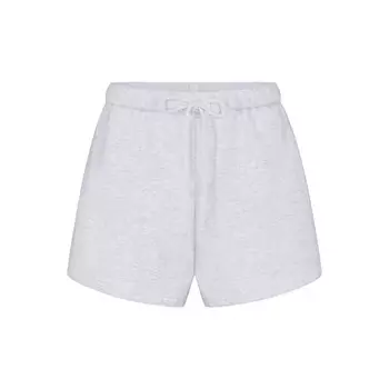 Классические шорты SKIMS Cotton Fleece, цвет Light Heather Grey