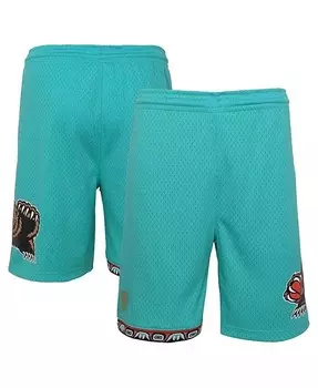 Классические шорты Swingman Big Boys бирюзового цвета Vancouver Grizzlies из твердой древесины Mitchell & Ness, синий