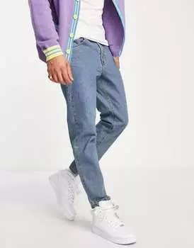 Классические синие жесткие джинсы ASOS DESIGN