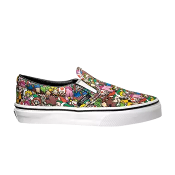 Классические слипоны Nintendo x Vans, мультиколор