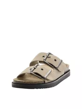 Классические слипоны Pull&Bear Mules, бежевый