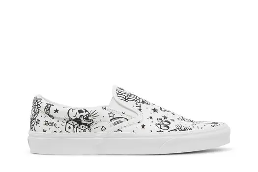Классические слипоны Vans, белый