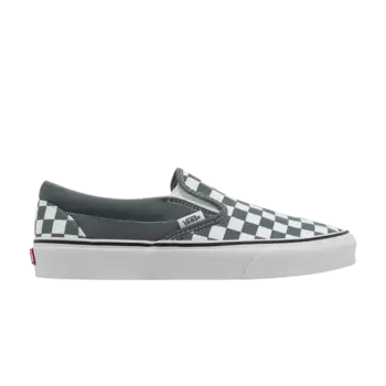 Классические слипоны Vans текстильные, серый/белый