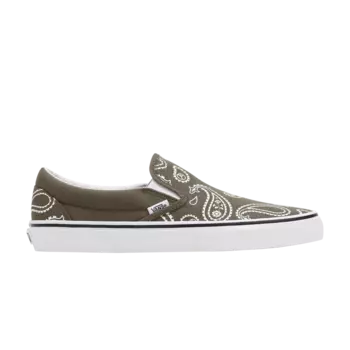 Классические слипоны Vans, зеленый