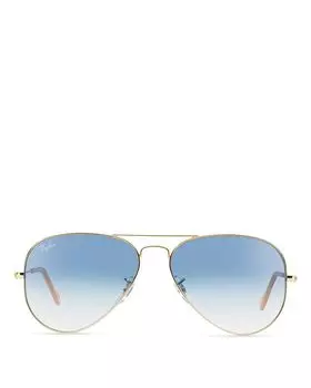 Классические солнцезащитные очки-авиаторы, 55 мм Ray-Ban