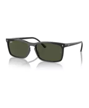 Классические солнцезащитные очки прямоугольной формы RB4435 Ray-Ban, черный