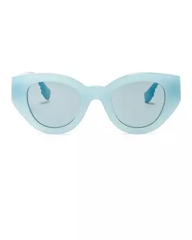 Классические солнцезащитные очки Reloaded Burberry, цвет Milky Topaz Blue