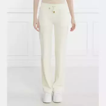 Классические спортивные брюки классического кроя Del Ray Juicy Couture, экрю