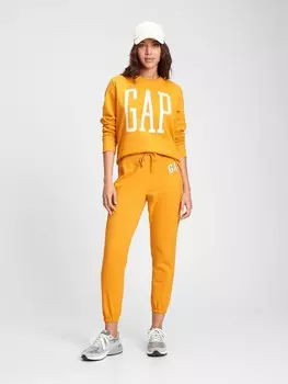 Классические спортивные брюки с логотипом Gap, желтый