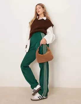 Классические спортивные брюки зеленого цвета adidas Originals