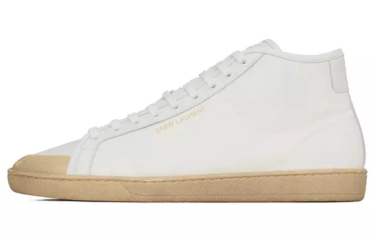 Кроссовки мужские Skateboard Saint Laurent Court, белый