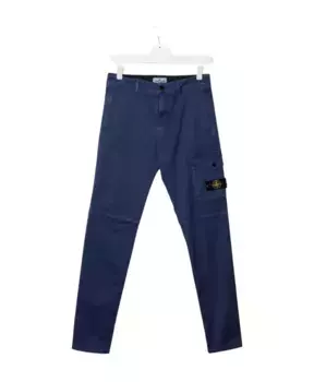 Классические строгие брюки Stone Island, синий