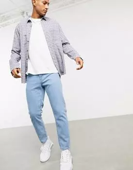 Классические строгие джинсы светло-голубого цвета ASOS DESIGN