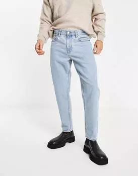 Классические строгие джинсы светло-голубого цвета ASOS DESIGN