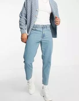 Классические строгие джинсы светло-голубого оттенка ASOS DESIGN