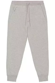 Классические свободные махровые брюки с манжетами среднего серого цвета: Хизер Y-3 Yohji Yamamoto, цвет Medium Heather Grey