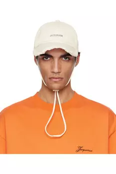 Классические 'the artichaut' кепки Jacquemus, цвет off-white