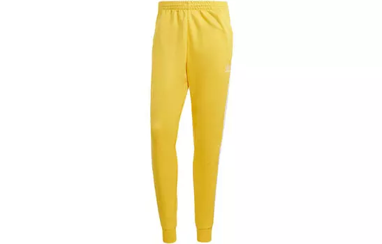 Классические трикотажные штаны SST для мужчин, желтые Adidas Originals, желтый