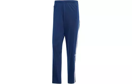 Классические трикотажные спортивные штаны Adibreak для мужчин, цвет индиго Adidas Originals, индиго