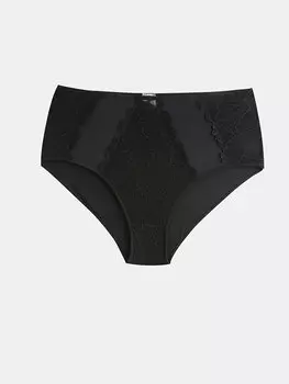 Классические трусики с кружевной отделкой LCW DREAM, новый черный