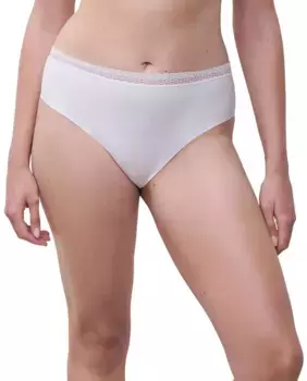 Классические трусики с кружевным поясом Cozy Chic line Chantelle, белый