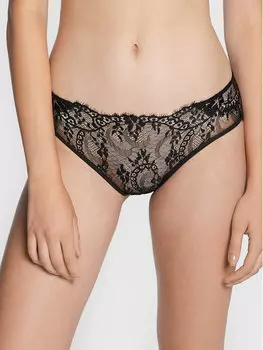 Классические трусики с завышенной талией La Perla, черный