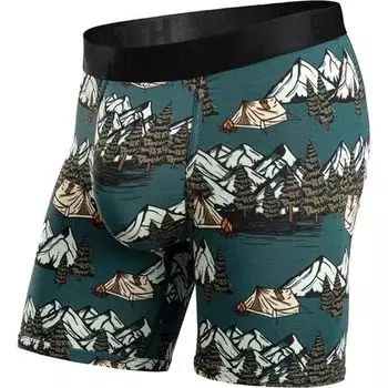 Классические трусы-боксеры с принтом мужские BN3TH, цвет Campsite/Cascade