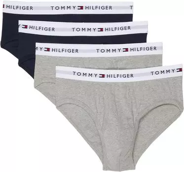 Классические трусы из хлопка (4 шт.) Tommy Hilfiger, мульти
