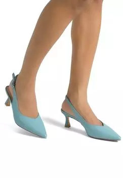 Классические туфли на каблуке Alma en Pena, темно-синий