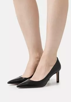 Классические туфли на каблуке BOSS, черный