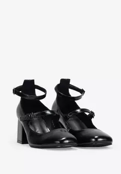 Классические туфли на каблуке CON DOBLE TIRA Bosanova, черный