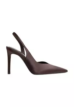Классические туфли на каблуке High heels Stradivarius, коричневый