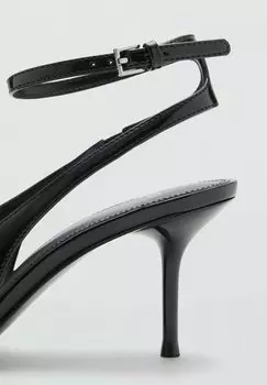 Классические туфли на каблуке NECK Mango, черный