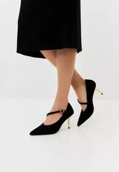 Классические туфли на каблуке POINTED TOE - High heels Cesare Gaspari, черный