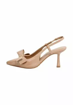 Классические туфли на каблуке REGULAR FIT - BOW MID POINTED TOE COURT FIT Friends Like These, бежевый