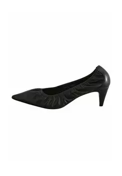 Классические туфли на каблуке REGULAR FIT - SIGNATURE PREMIUM SCRUNCHED POINTED COURT Next, черный