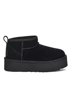 Классические ультра замшевые ботинки Ugg, черный