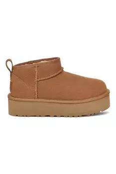 Классические ультра замшевые ботинки Ugg, коричневый