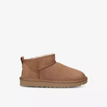 Классические ультрамини-сапоги из овчины Ugg, коричневый